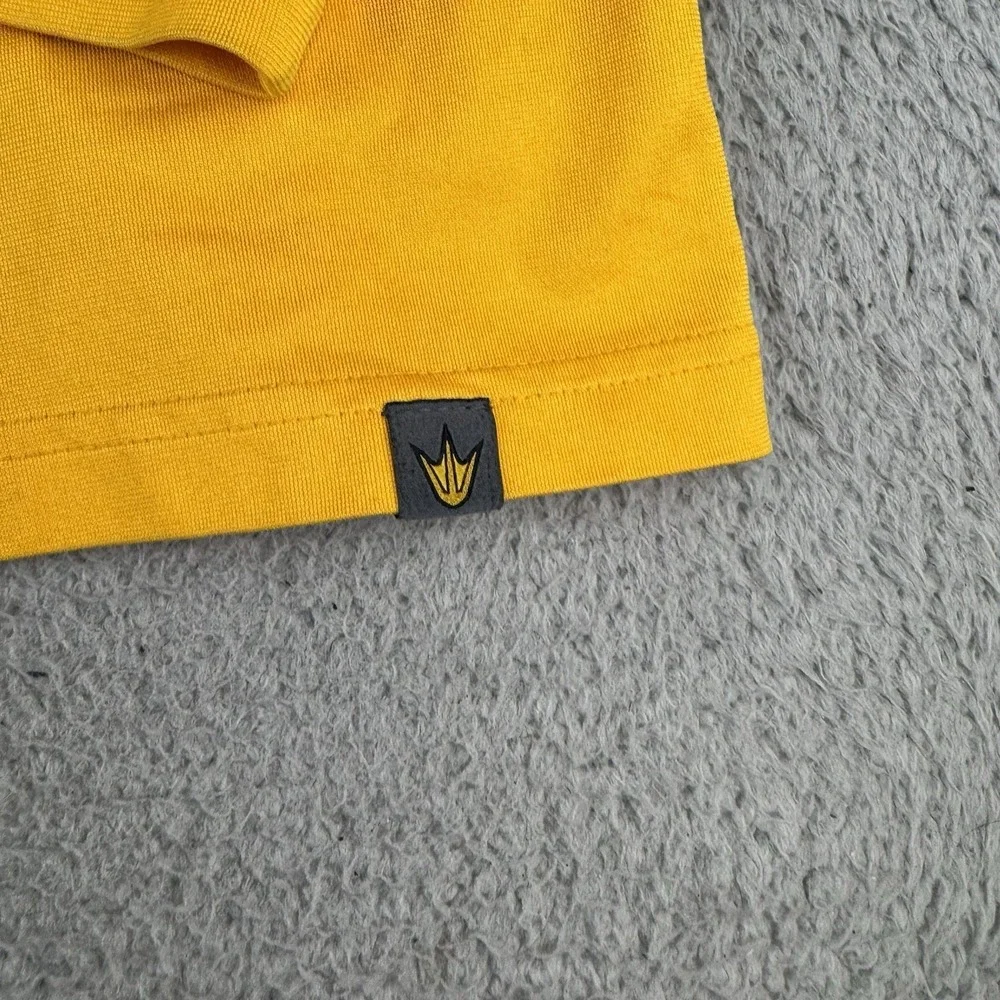 Oregon Webfoots 1/4‎ Zip Jacket Mens 2Xl Yellow Nike Dri Fit Ducks